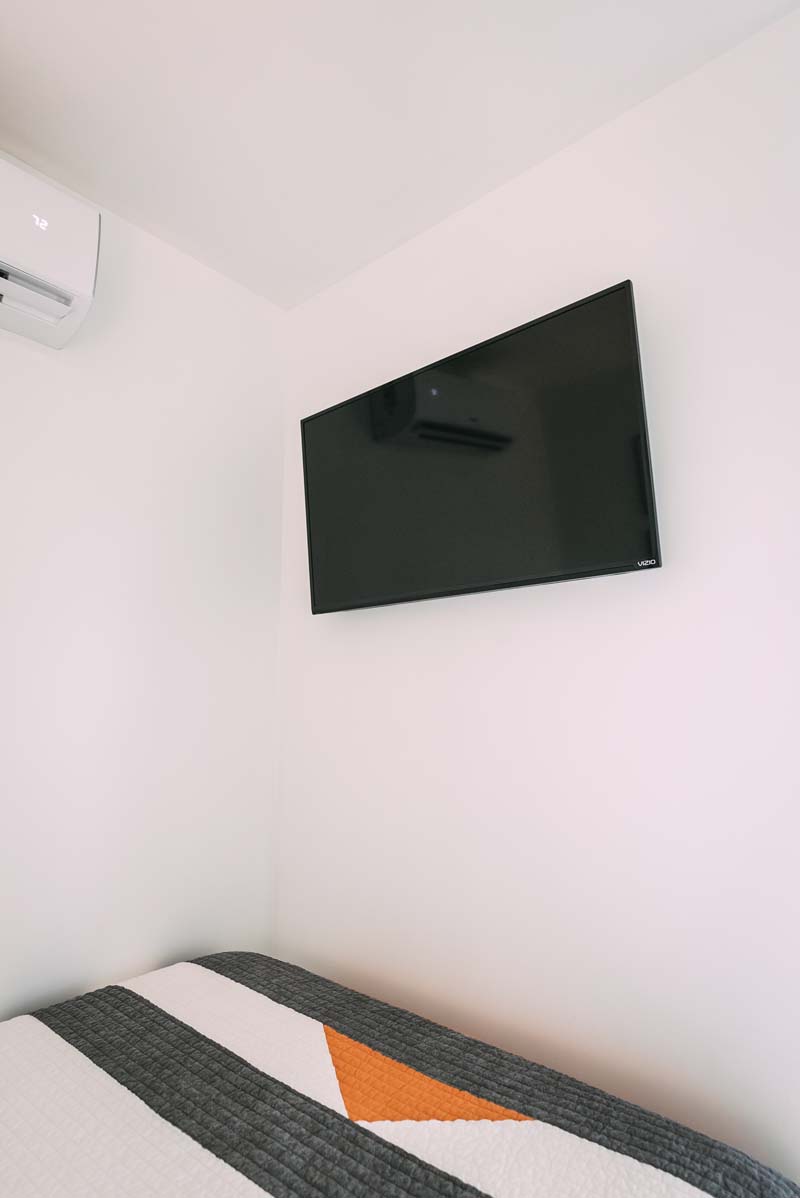 tv on wall